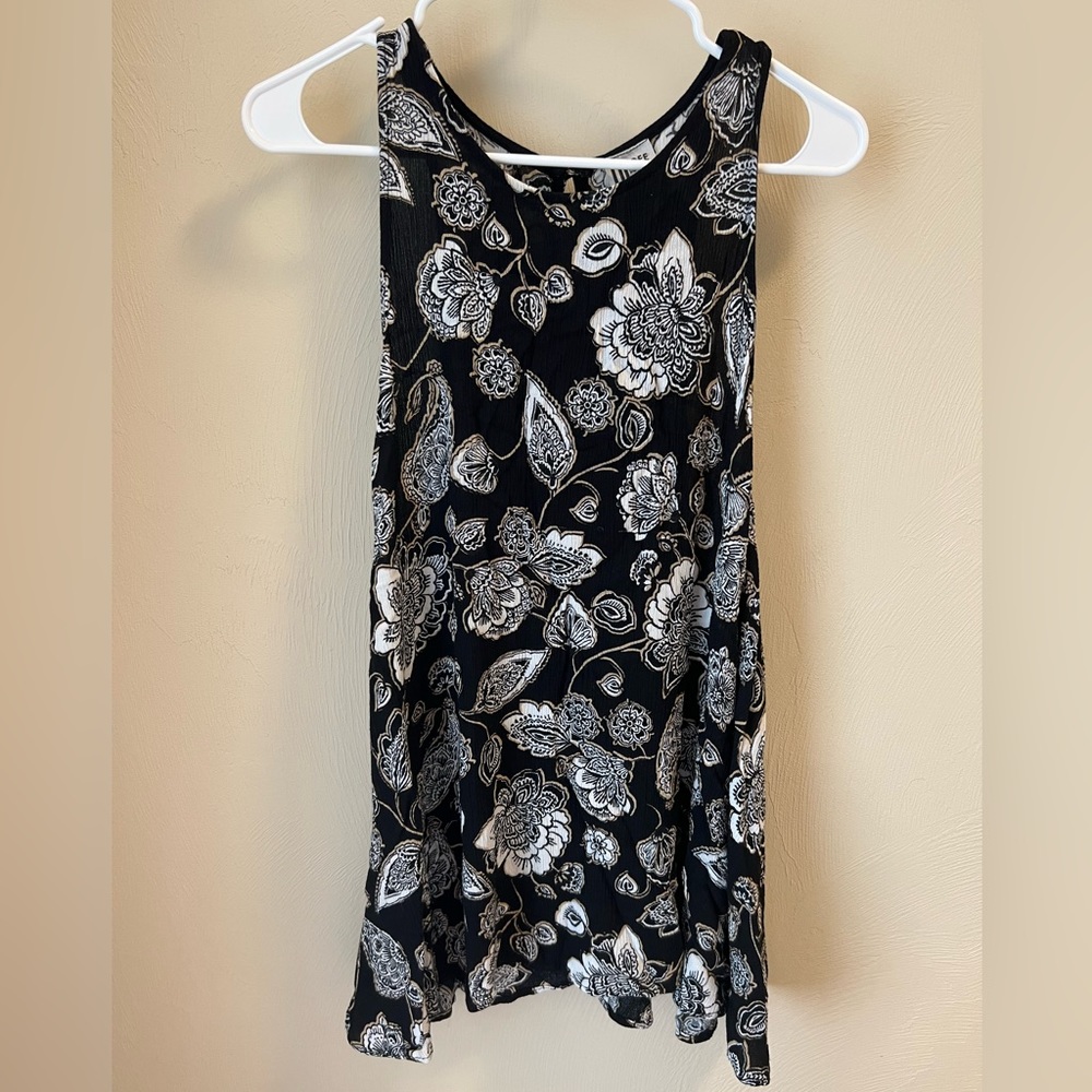 Free People dressy long tank top M